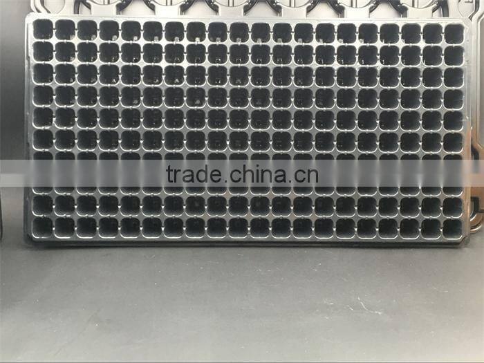 Plastic wine bottle tray