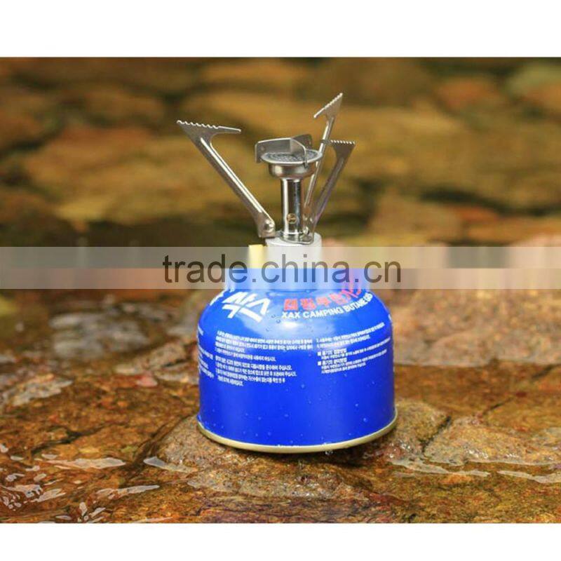 2016 portable backpack tactical mini butane camping gas burner survival kit gas Stove economy stove for camping equipment china