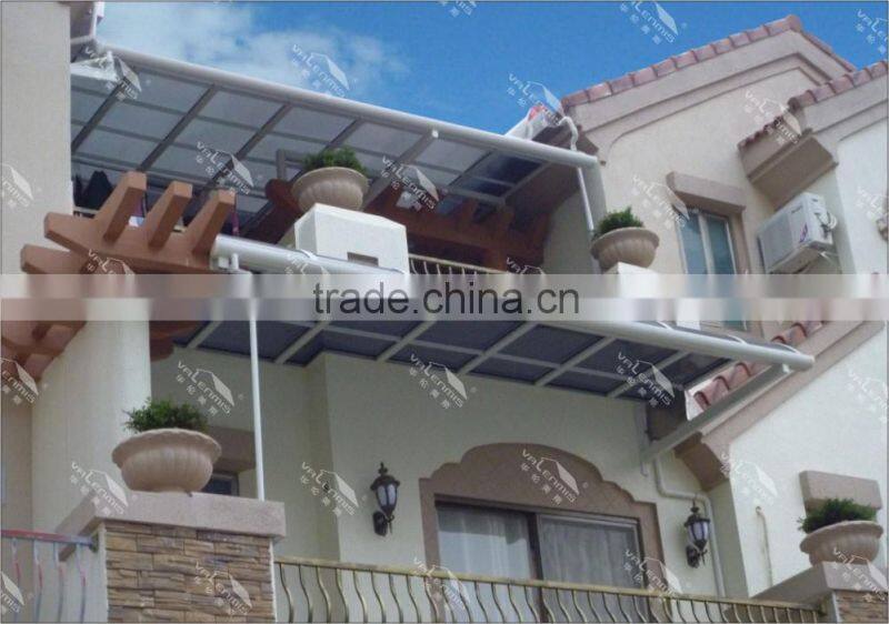 Easy to assemble outdoor caravan french window awning