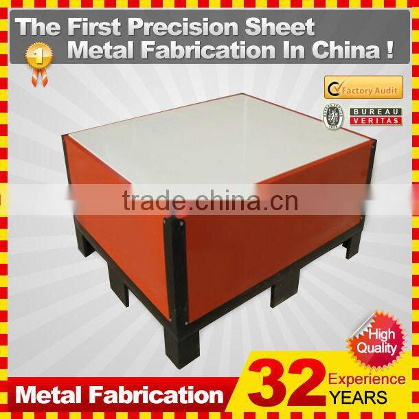customized made supermarket metal money counter for checkout