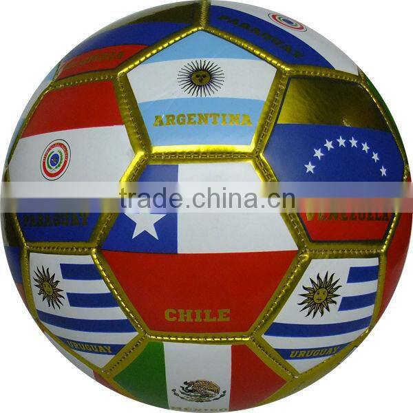Excellent quality manufacture custom made hand stitched soccer ball