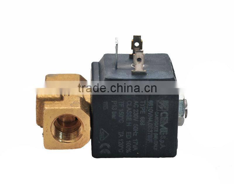 AC 220V FUJI Air Compressor Solenoid Valve 1/2 Inch Normally Open