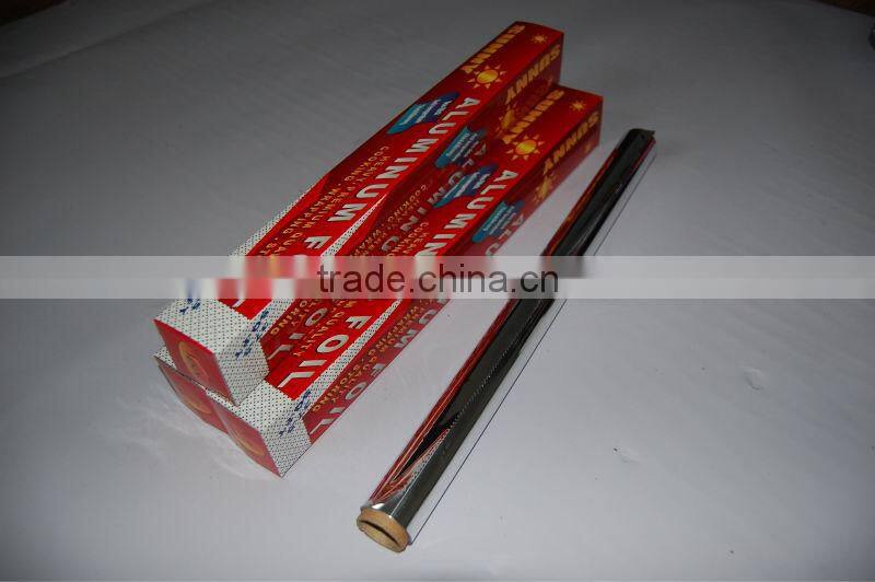 heavy duty kitchen use aluminium foil wrapping roll-non stick