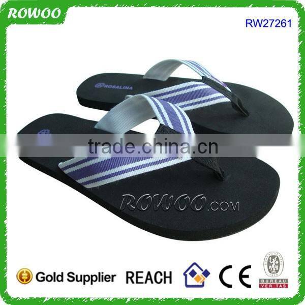 Summer Fashion Walking Beach PU Strap Men Rubber Sandals