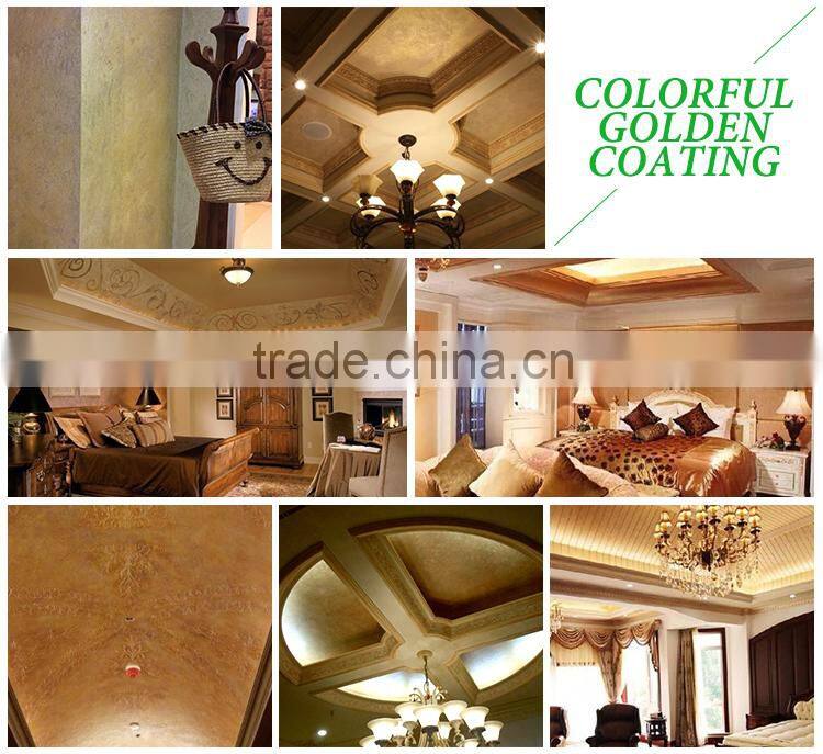 Mini golden color luxurious interior paint wholesale