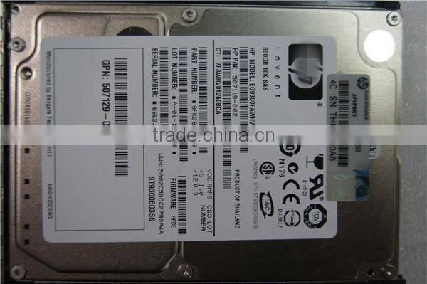 507127-B21 300GB 6G 10K 2.5 inch DP SAS server Hard Drive