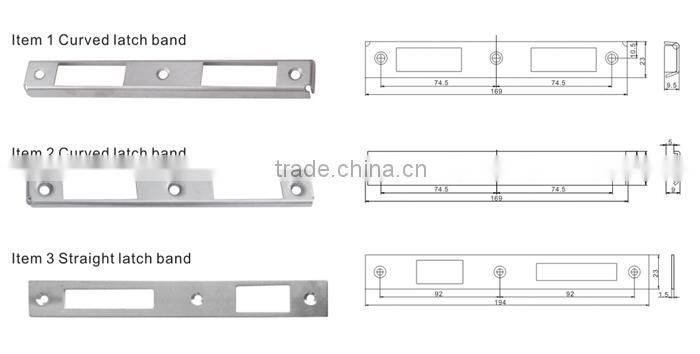 Door Lock with Round Handle