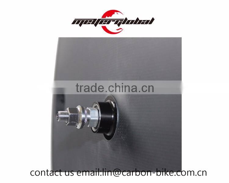 MeyerGlobal Customized decal 700C carbon track bicycle fixie front disc wheels