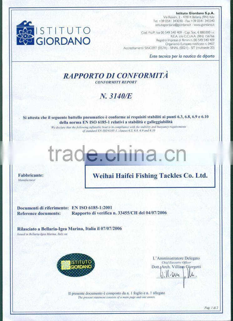 Made in china inflatable boats