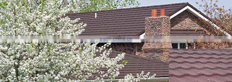 Trade assurance sand coated kerala stone coated metal roof tile,light grey slate roofing tiles