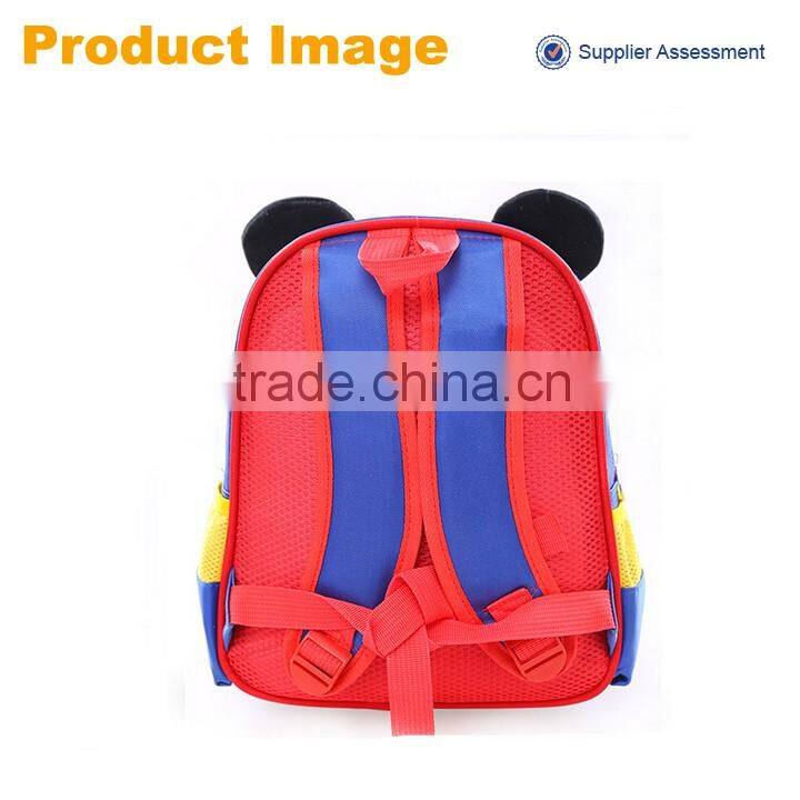 2016 sannovo wholesale cute mickey mouse cartoon kids school bag backpack
