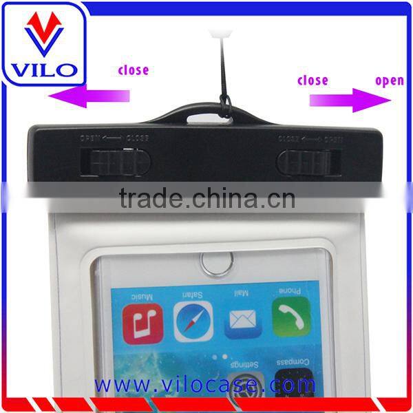 factory wholesales PVC waterproof case for iphone
