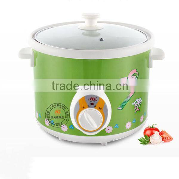 high quality purple clay electric slow cooker