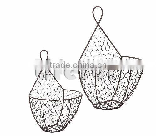 kitchen wire metal basket/hanging/ power coating