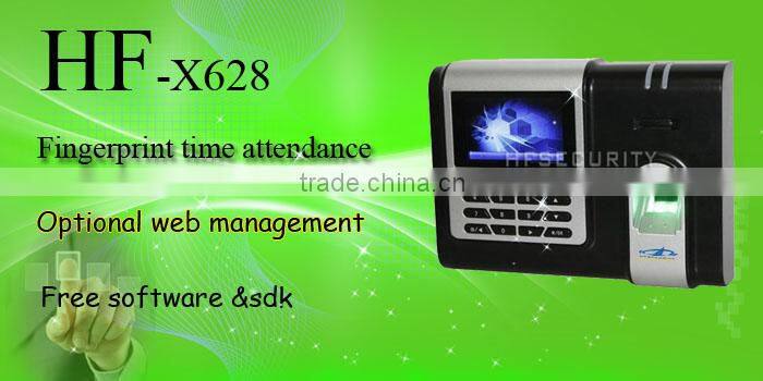 Alibaba UAE Optional ID Card DetectionT9 Input Biometric Fingerprint Time Attendance SDK(HF-X628)