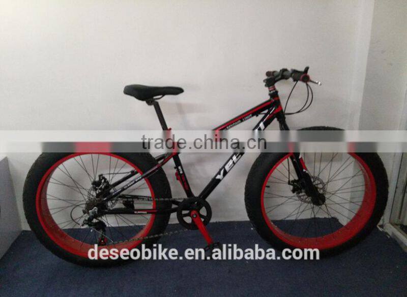 26*4.0 fat tyre snow bicycle fat bike made in china