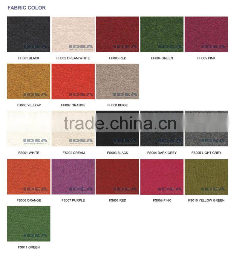 Replica Eero Saarinen Womb Chair and Ottoman - Red Wool Fabric