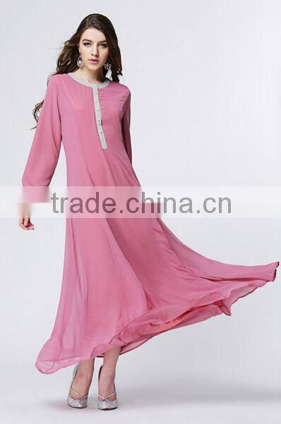 New Arrival Elegant Fashion Long Muslim Dresses for Women