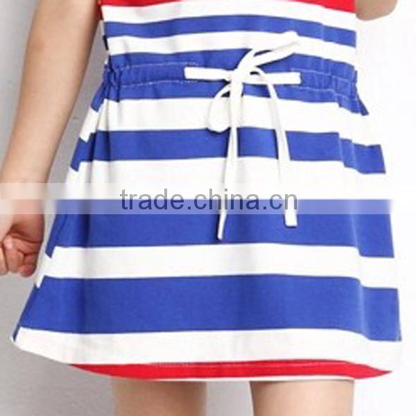 Casual stripe skirt with waistband custom (YCT-C0093)