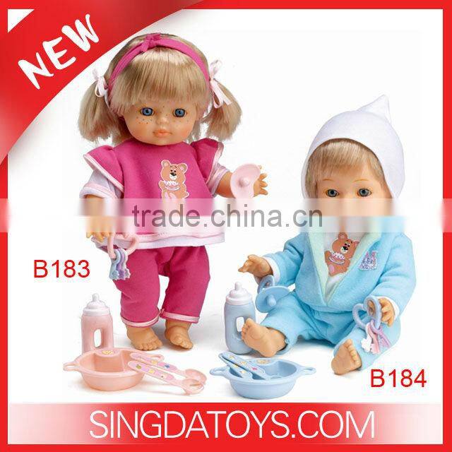 HOT SELLING ! 2014 New Design B079 B/O Baby Fashion Doll