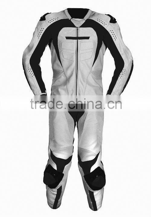 Mens Professional Motorbike Leather Racing Suit