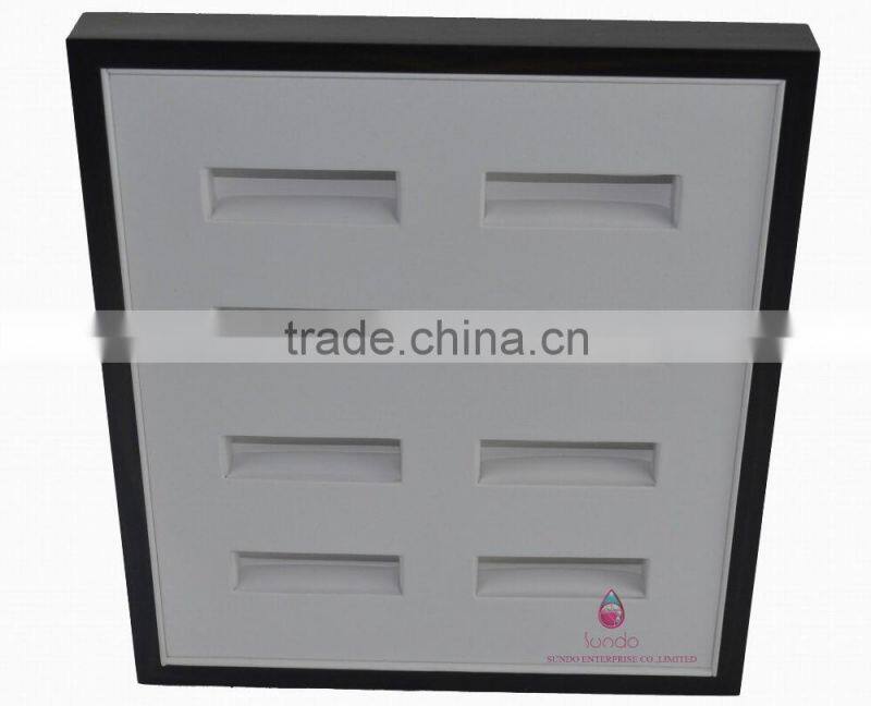 Great supplier wooden jewelry tray custom in black