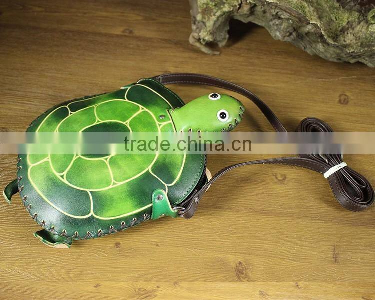 Fashion New Design Girl's Shoulder Leather Coin Purse