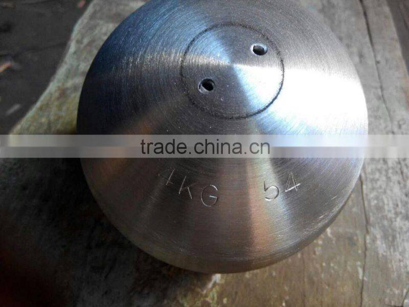 Steel/ electroplated 3kg 4kg shot put