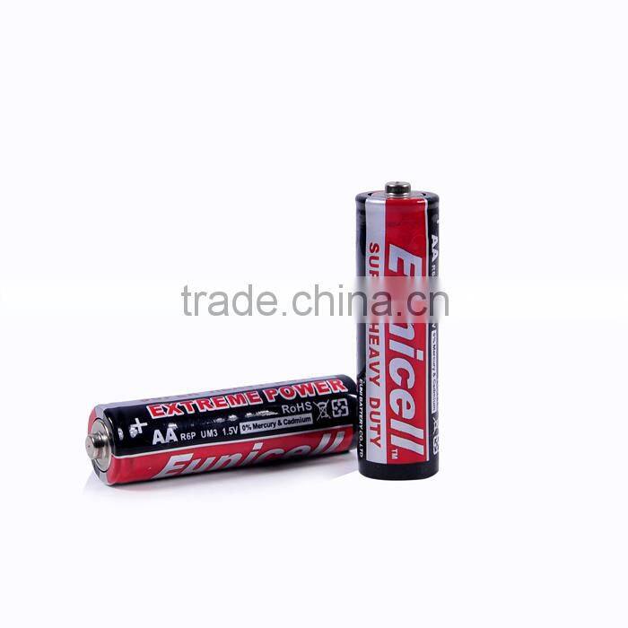 Carbon Zinc Battery 1.5V AA UM3 R6