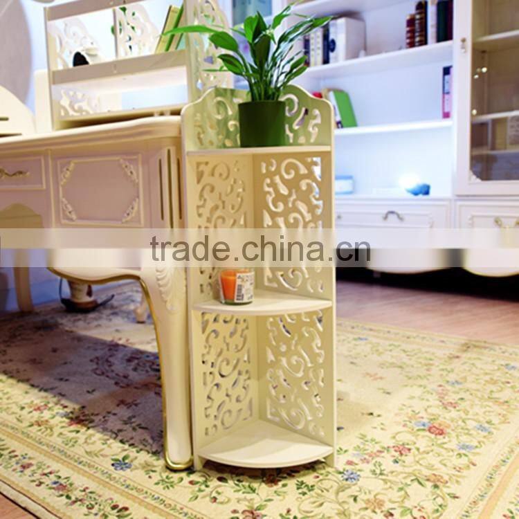 Detachable houseware necessities wooden bathroom corner shelf waterproof soap rack towel rack