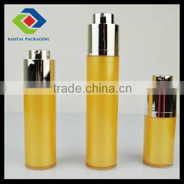 15g 30g 50g yellow spray airless bottle for cream