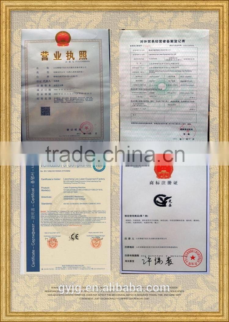 GY 4060 600x400mm 50W/60W/80W/100W CO2 granite stone laser engraving machine