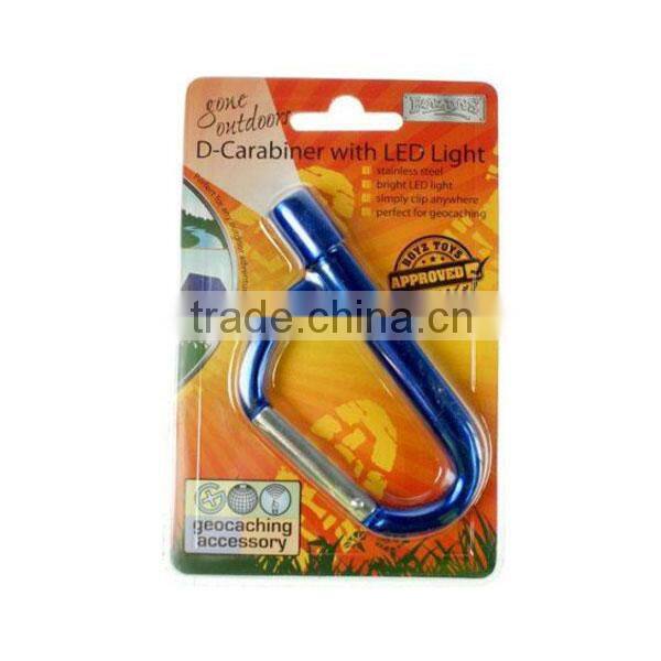 Promotional Big Aluminum Carabiner with LED light