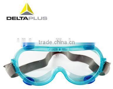 Clear Polycarbonate Goggles 4 ventilator Woven Elastic Strap
