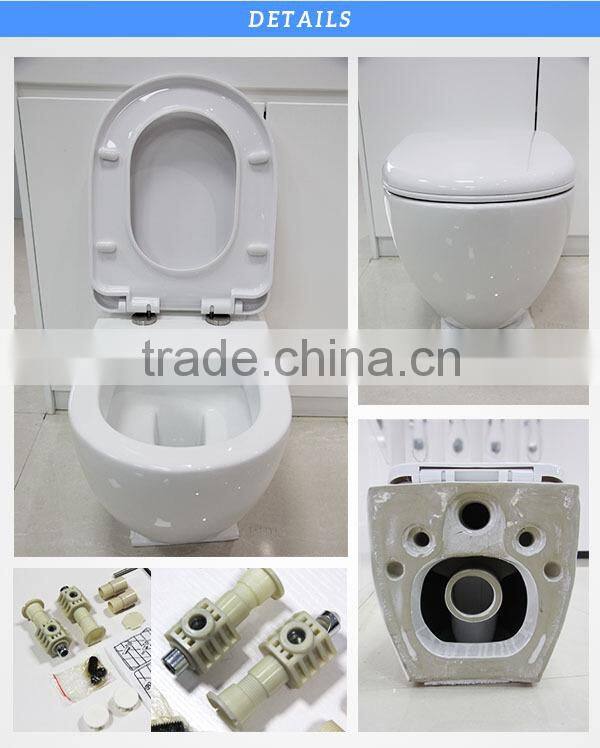 WC bathroom P trap concealed cistern watermark wall hung toilet BM6005