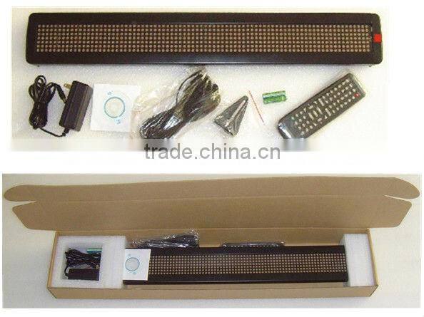 Wireless WIFI communication P7.62-7*80RG industrial LED display