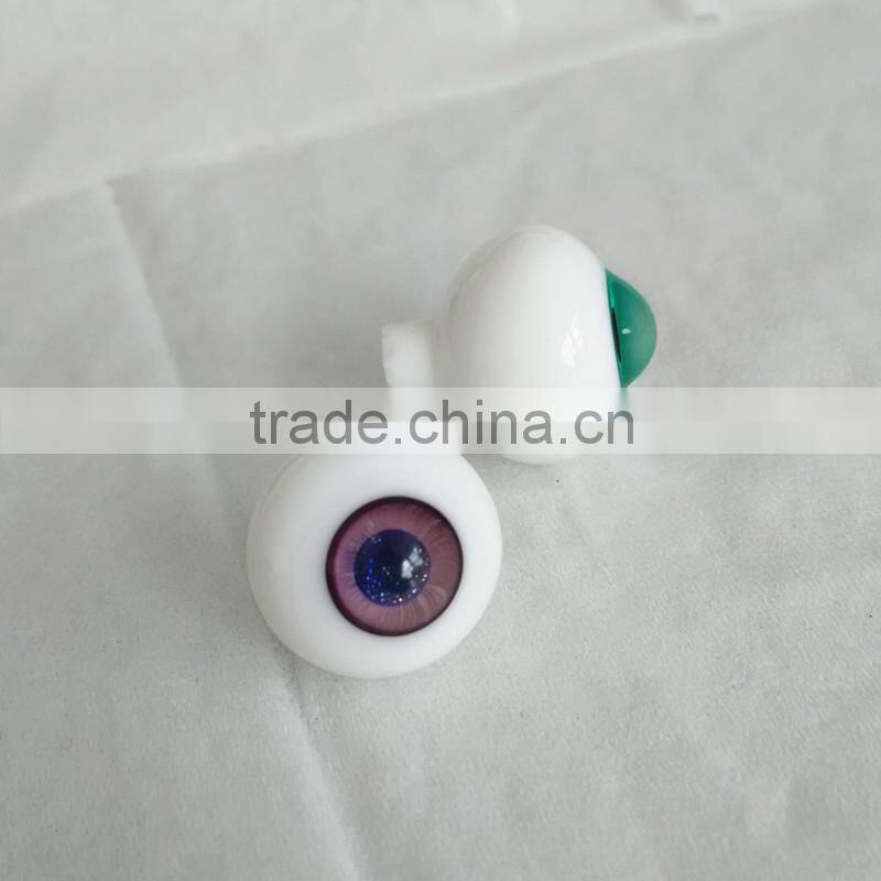 2015 high quality dolls glass eyes in round