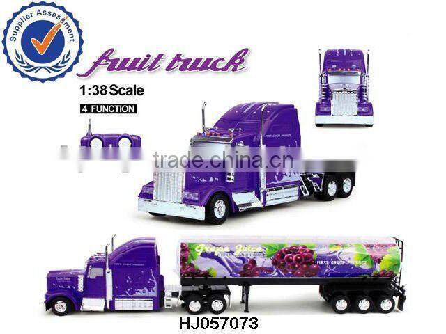 1:38 four channel radio control truck
