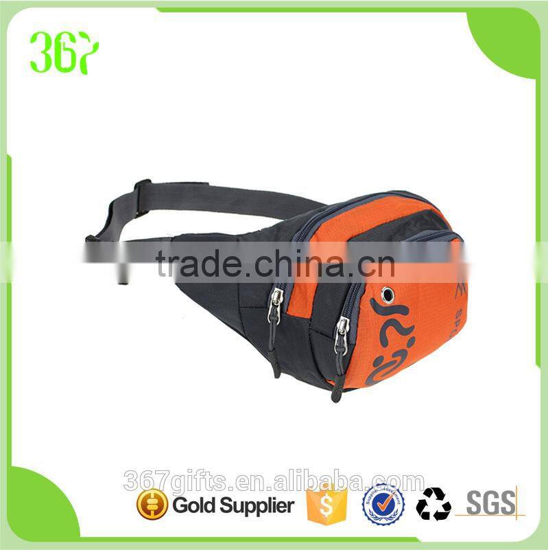 Outdoor Travel Sport Running Waist Bag with Two Pockets