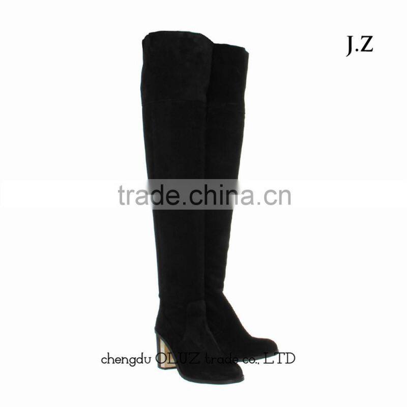SP035 fashion style good quality boots for woman over knee boots woman high knee boot for 2014