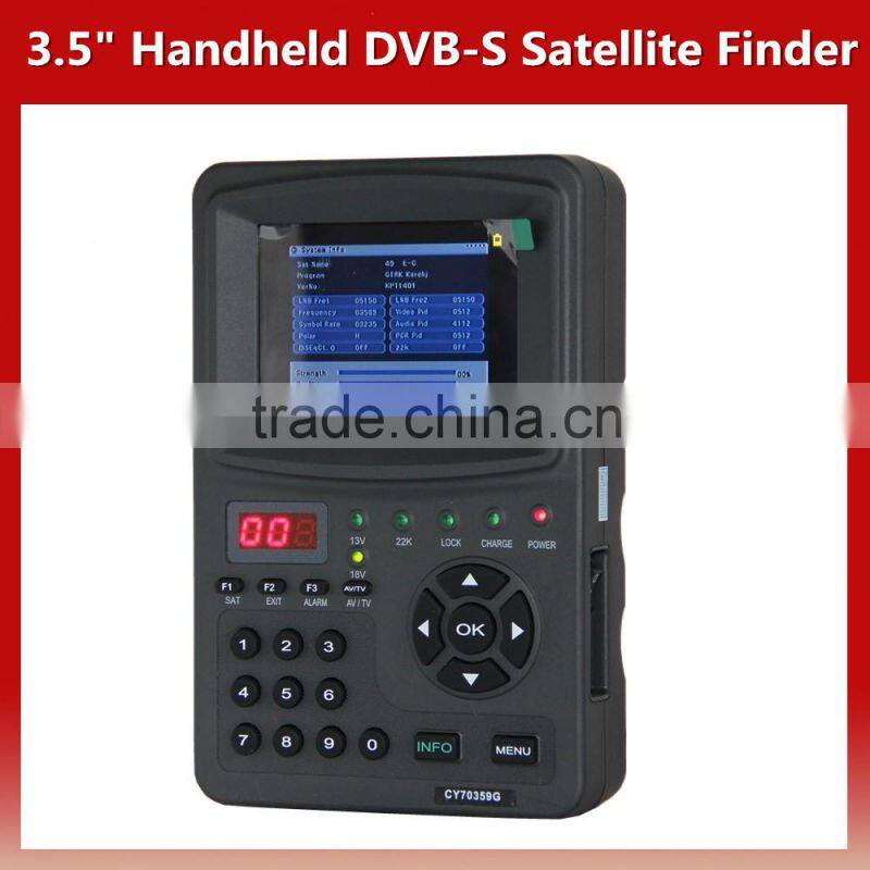3.5 Inch Handheld DVB-S Signal Satellite Receiver