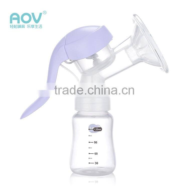 competitive price electric suck breast milk pump with feeding bottle