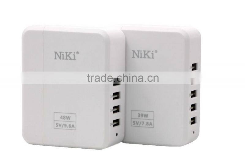 Multi output 6 port usb 2.0 hub for mobile phone with UL certificate