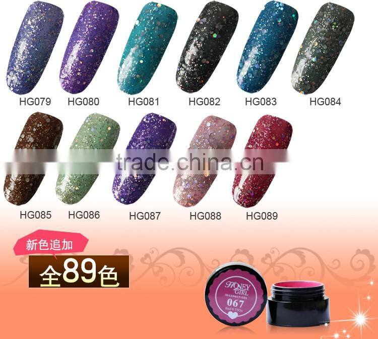 8ml cheapest nails art uv colored drawing gel, nail art paint u gel for beauty 3D DIY decoration gel nail polish