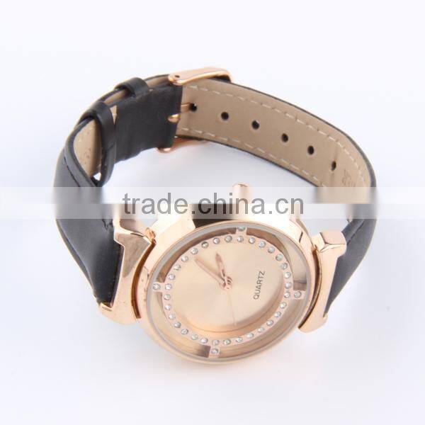 Stainless steel back miyota stone ladies watch company