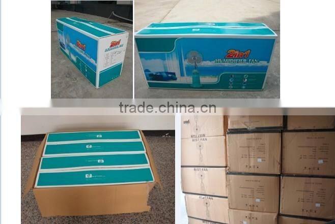 Air conditioning appliances electric fans with water mist