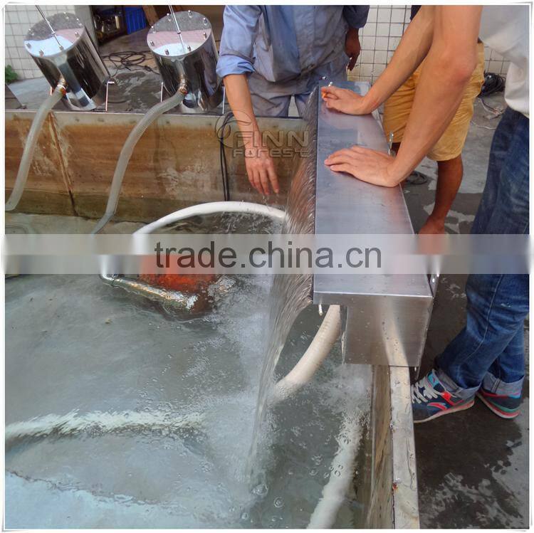 stainless steel water feature spillway for garden pond or pool waterfall landscape