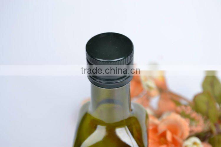 Food Grade Dark Green Dorica Olive Oil 500ml Glass Bottle
