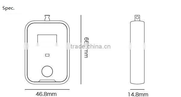 hand held CO gas meter with high quality, long lifetime and battery operation