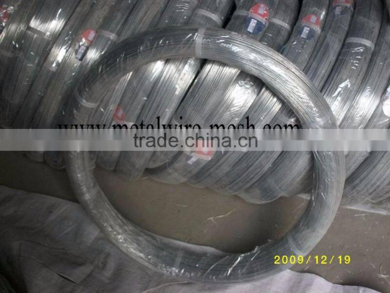 Galvanized Oval Wire 2.4x3.0mm For Farm Fencing